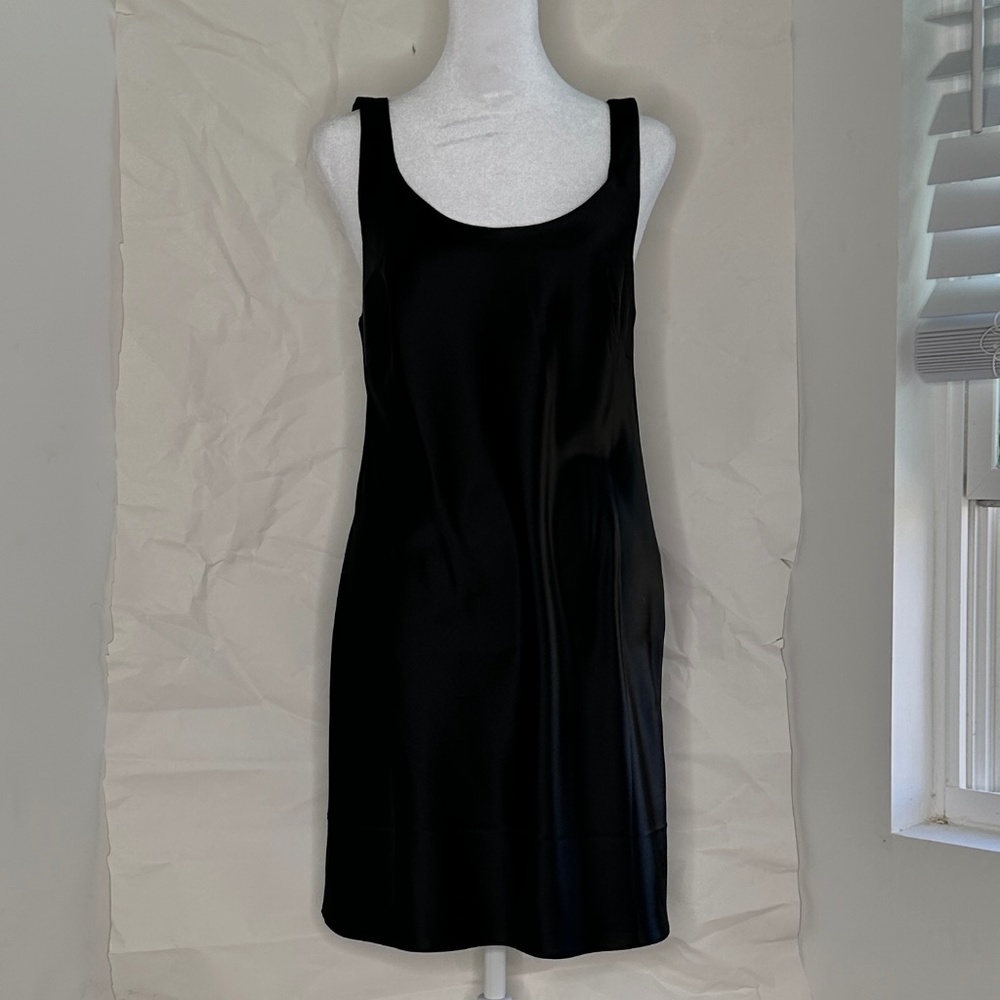 ASOS Mini Black Satin Dress